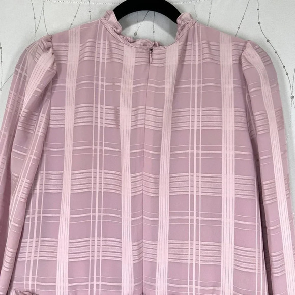 Gal Meets Glam GMG Emmeline Ruffle Long Sleeve Dress $195 - Picture 14 of 16